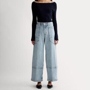 Everlane Women's Way-High® Gardener Jean in Salt Water, Size 25